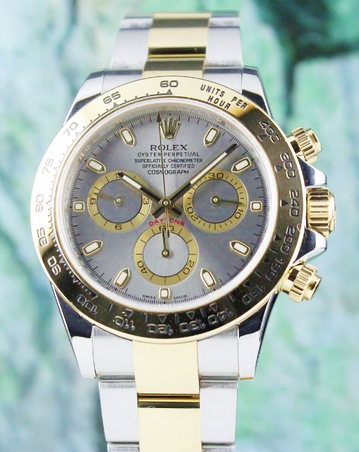 (image for) A ROLEX OYSTER 18K YELLOW GOLD AND STEEL DAYTONA COSMOGRAPH - 116503